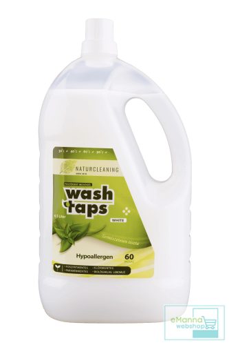 Wash Taps WHITE hipoallergén mosógél 4,5 liter