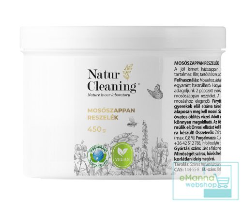 Naturcleaning mosószappan reszelék 450 g