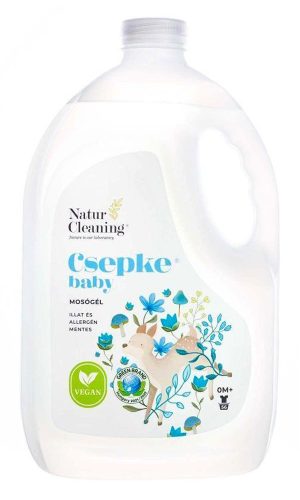 Csepke Baby ILLAT ÉS ALLERGÉN MENTES mosógél Naturcleaning 0M+ 4 liter